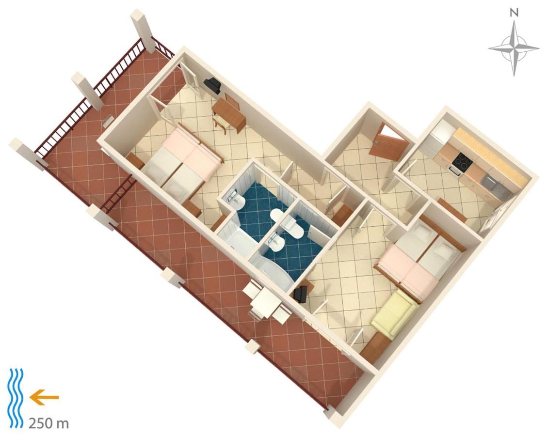 Apartment Selce 2379B Kültér fotó